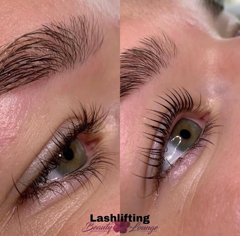 Lashlifting im Vorher-Nachher-Vergleich